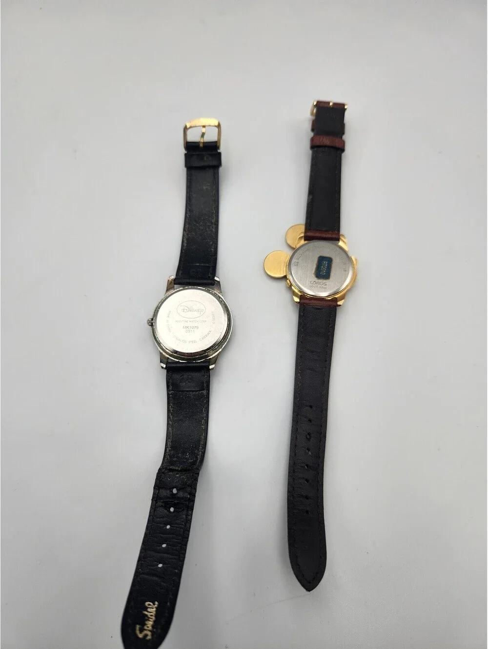 Lot of 2 Vintage Disney Mickey Mouse Wristwatches - Lorus & Accutime Not Tested - Picture 7 of 7